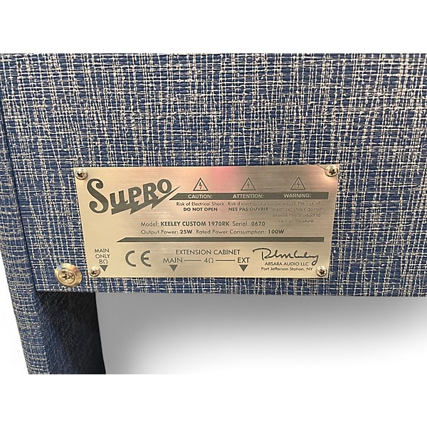 Used Supro Keeley Custom Tube Guitar Combo Amp