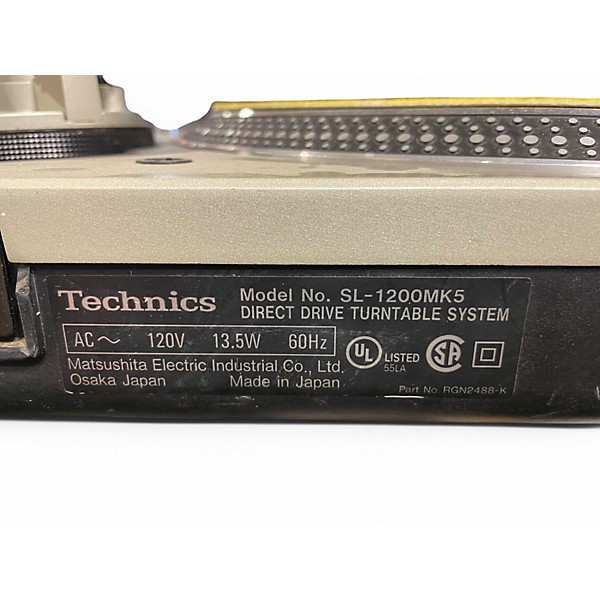 Used Technics SL1210MK5 Turntable