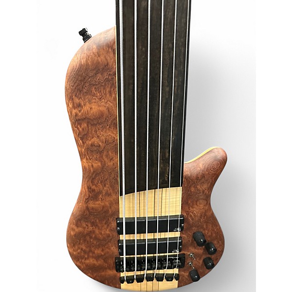 Used Warwick Thumb 6 String Neck Thru Natural Electric Bass Guitar