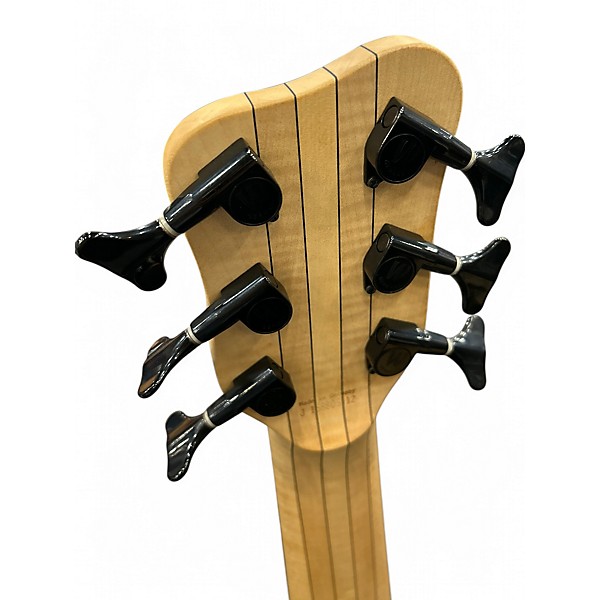 Used Warwick Thumb 6 String Neck Thru Natural Electric Bass Guitar