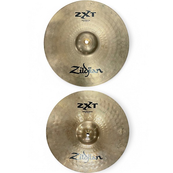 Used Zildjian Used Zildjian 14in ZXT Rock Hi Hat Pair Cymbal Used Zildjian Used Zildjian 14in ZXT Rock Hi Hat Pair Cymbal