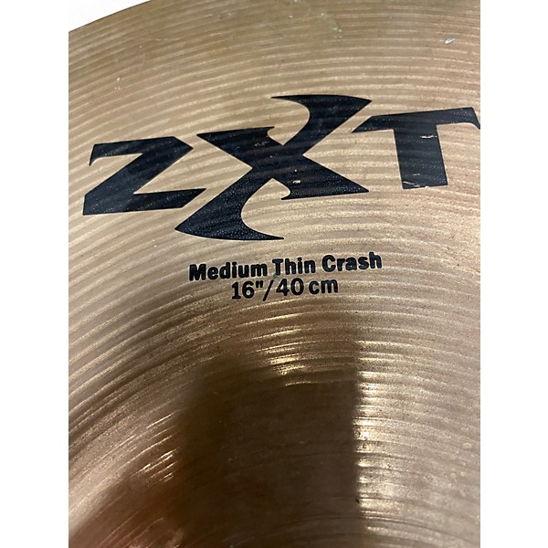 Used Zildjian Used Zildjian 16in ZXT Medium Thin Crash Used Zildjian Used Zildjian 16in ZXT Medium Thin Crash