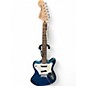 Used Squier Super Sonic Blue Sparkle Solid Body Electric Guitar thumbnail