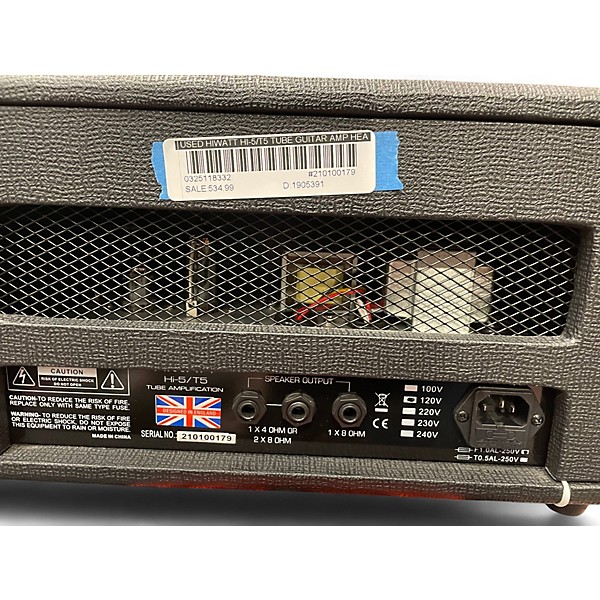 Used Hiwatt HI-5/T5 Tube Guitar Amp Head