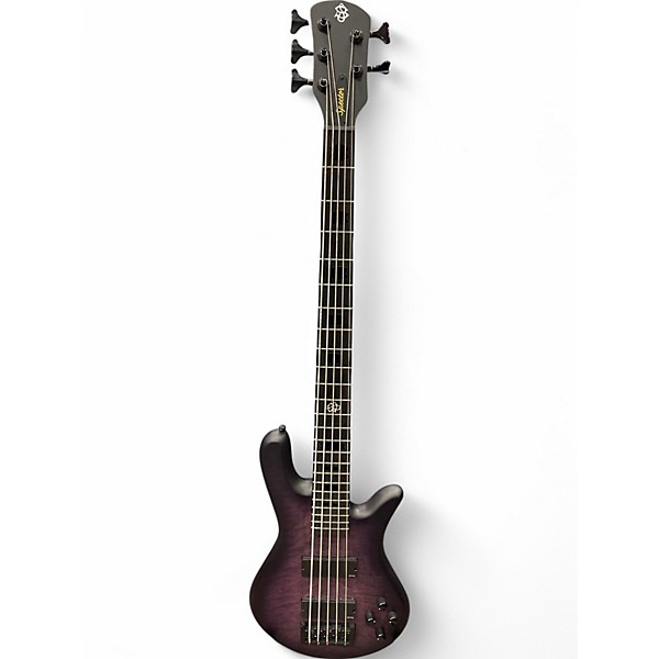 Used Spector NS Pulse II Purple Matte Electric Bass Guitar