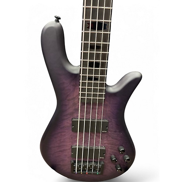 Used Spector NS Pulse II Purple Matte Electric Bass Guitar