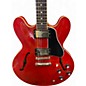 Used Gibson ES335 Memphis Cherry Hollow Body Electric Guitar