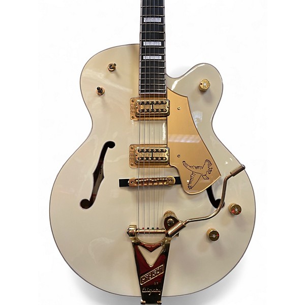 Used Gretsch Guitars G7593 White Falcon White Hollow Body Electric Guitar