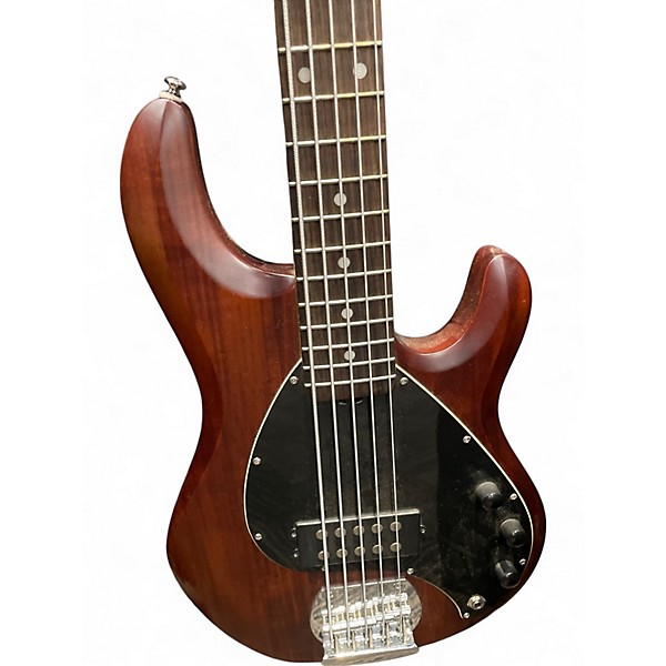 Used Sterling by Music Man SUB SERIES RAY 5 WALNUT SATIN Electric Bass Guitar