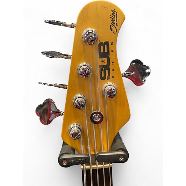 Used Sterling by Music Man SUB SERIES RAY 5 WALNUT SATIN Electric Bass Guitar