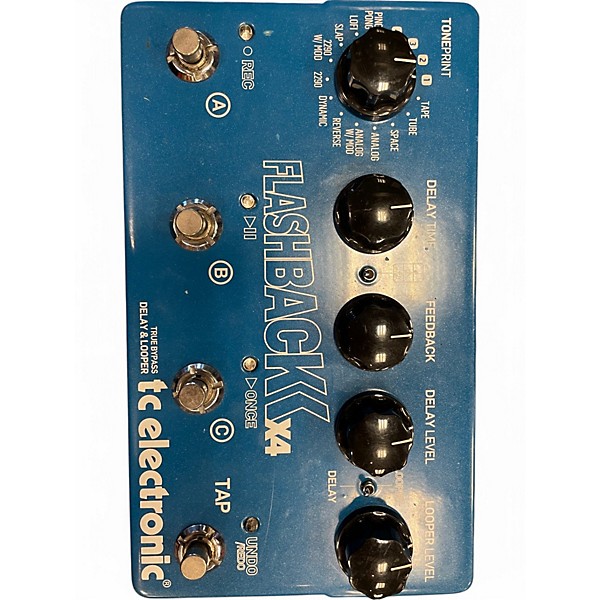 Used TC Electronic Flashback X4 Delay And Looper Effect Pedal