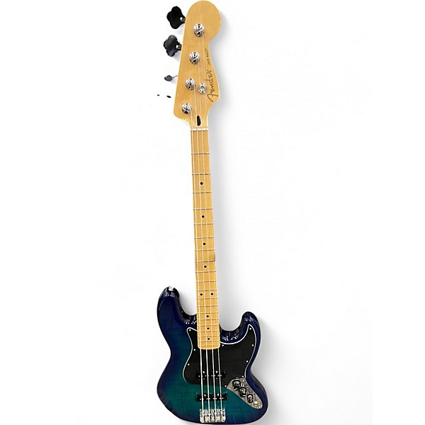 Used Fender Player Jazz Bass Blue Burst Electric Bass Guitar