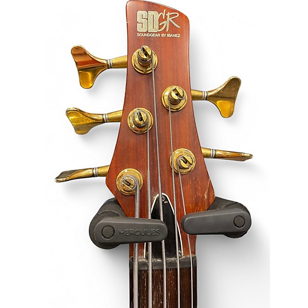 Used 1992 Ibanez SR885 Worn Cherry Electric Bass Guitar