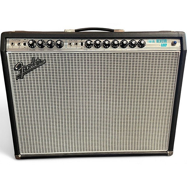 Used Fender 1968 Custom Twin Reverb 85W 2x12 Tube Guitar Combo Amp