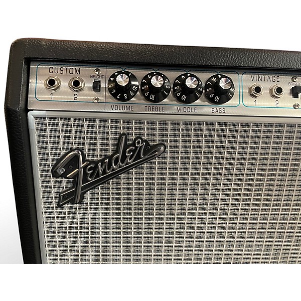Used Fender 1968 Custom Twin Reverb 85W 2x12 Tube Guitar Combo Amp