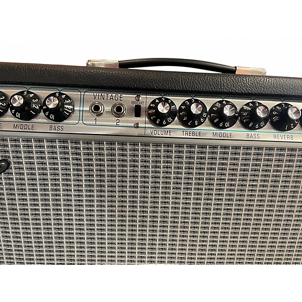 Used Fender 1968 Custom Twin Reverb 85W 2x12 Tube Guitar Combo Amp