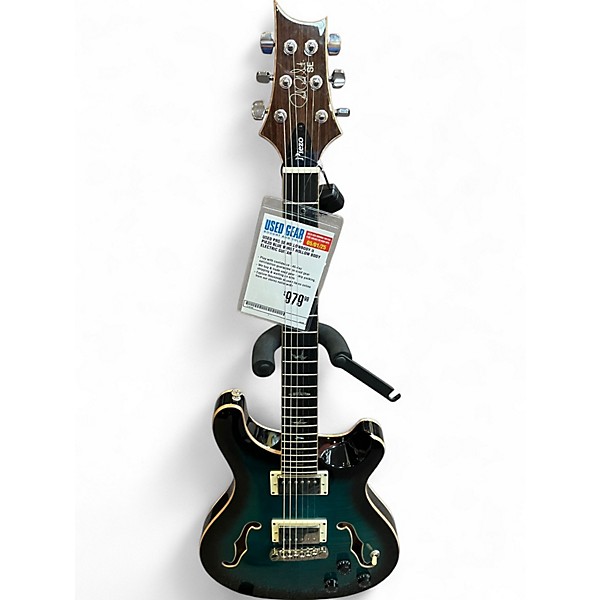 Used PRS SE Hollowbody II Piezo Blue Burst Hollow Body Electric Guitar