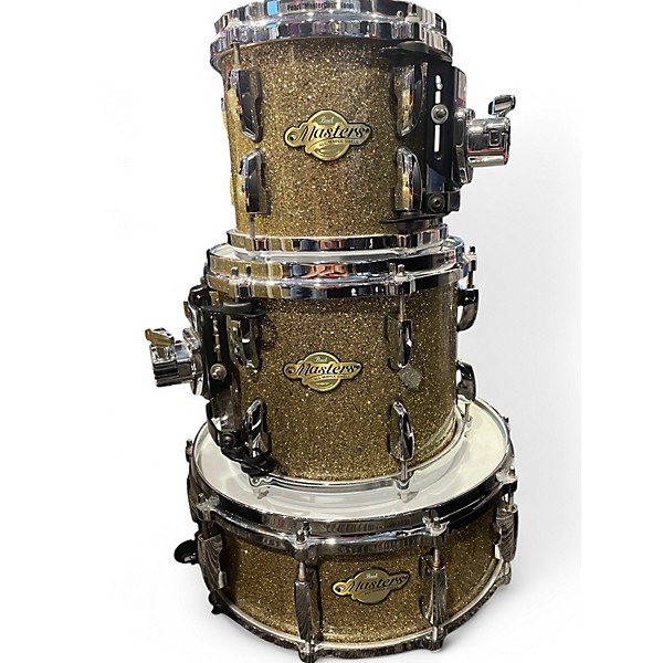 Used Pearl 7 Piece MASTERS ALL MAPLE GRANITE SPARKLE Drum Kit