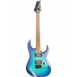 Used Ibanez RG6003FM Flat Sapphire Blue Solid Body Electric Guitar