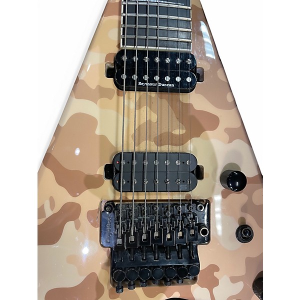 Used Jackson consept series rhoads rr24-7 Camo Solid Body Electric Guitar