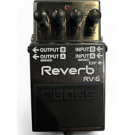 Used BOSS RV6 Digital Reverb Effect Pedal