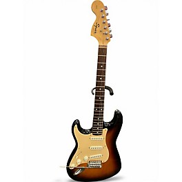 Used Squier Affinity Stratocaster Left Handed Brown Sunburst Electric Guitar