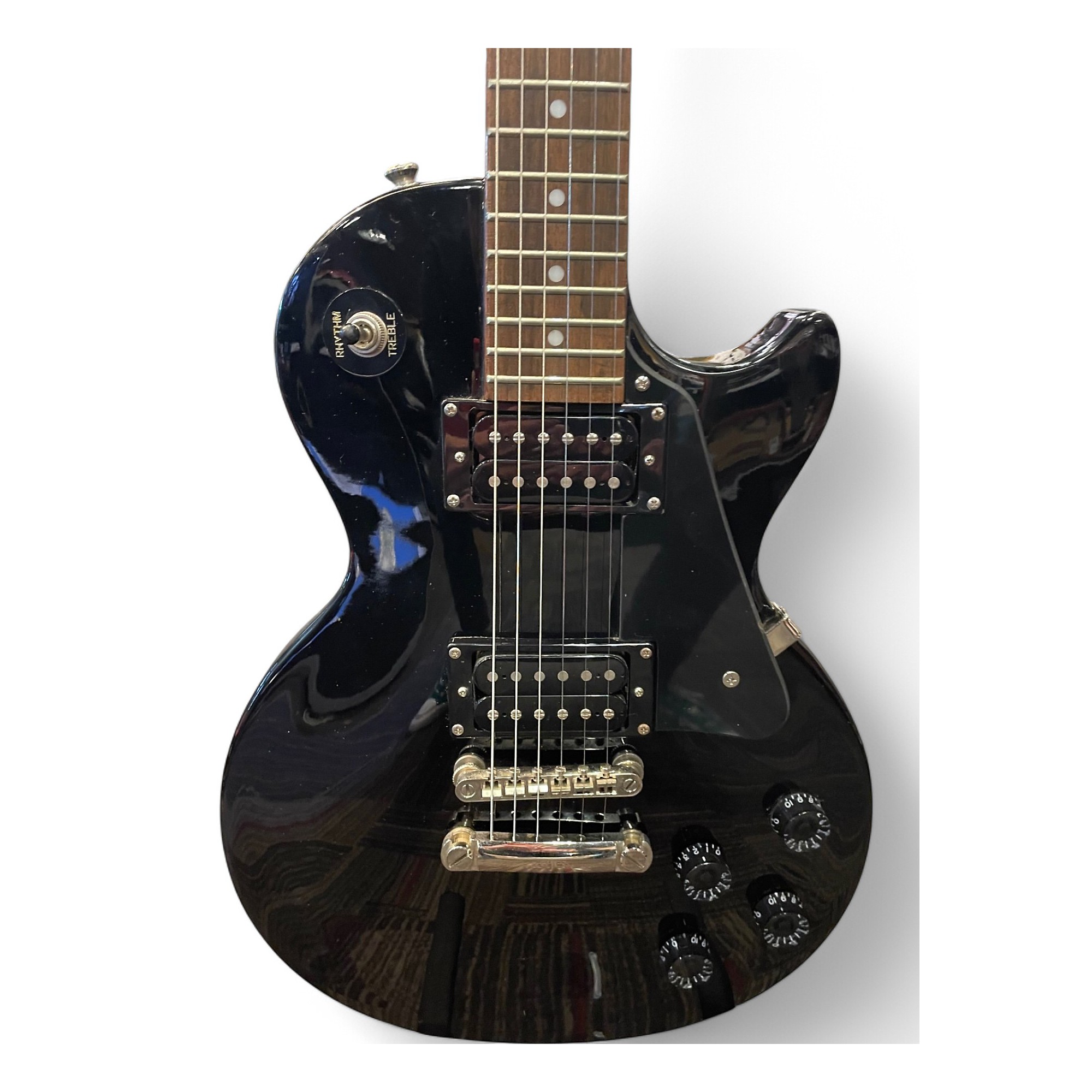 Used Epiphone Used Epiphone Les Paul Studio Black Solid Body