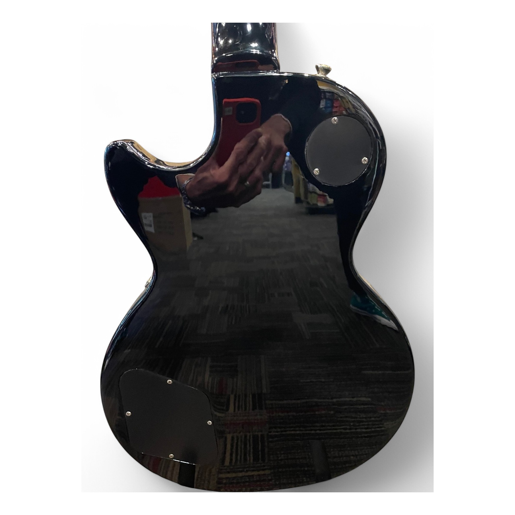 Used Epiphone Used Epiphone Les Paul Studio Black Solid Body