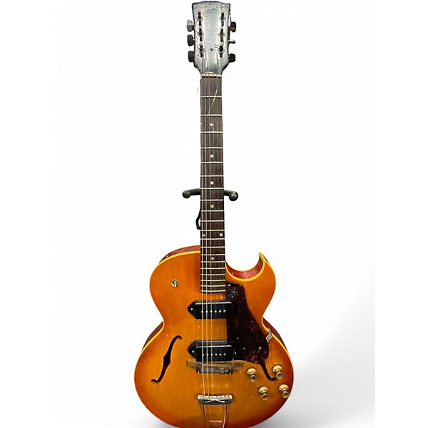 Vintage 1966 Gibson ES-125TDC 2 Color Sunburst Hollow Body Electric Guitar