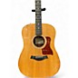Used Taylor 210E Natural Acoustic Electric Guitar