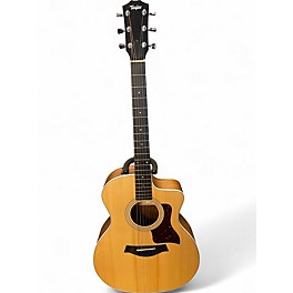 Used Taylor 214CE Natural Acoustic Electric Guitar