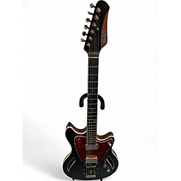 Used JENNINGS Catalina Deluxe Black Hollow Body Electric Guitar