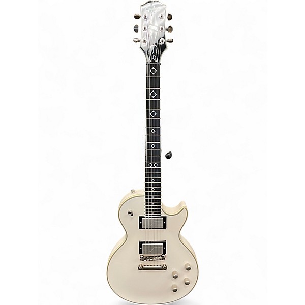Used Epiphone Jerry Cantrell Prophecy Les Paul White Solid Body Electric Guitar