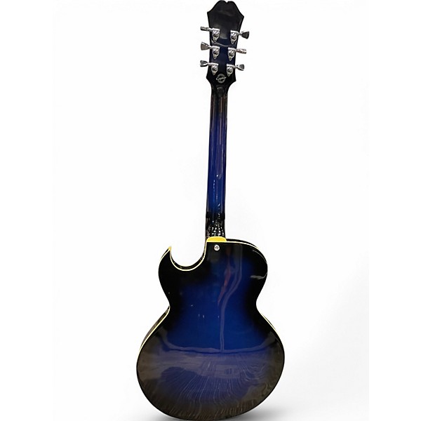 Used Epiphone ES135 Blue Burst Hollow Body Electric Guitar