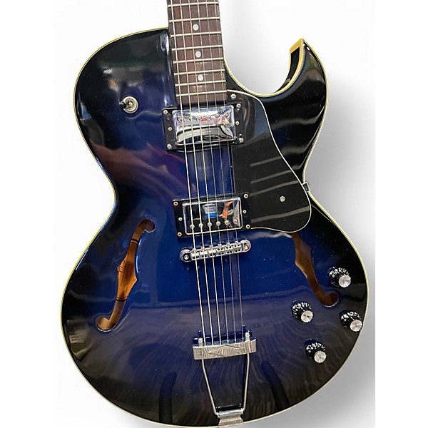 Used Epiphone ES135 Blue Burst Hollow Body Electric Guitar
