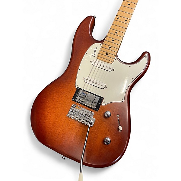 Used Godin Session Brown Solid Body Electric Guitar