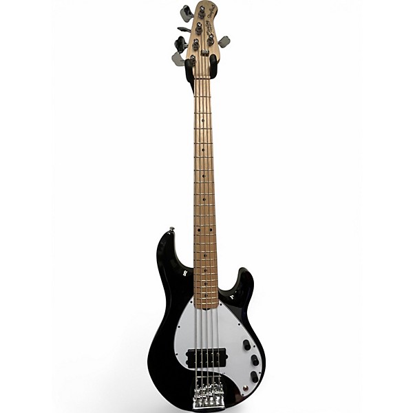 Used Sterling by Music Man STINGRAY 5 Black Electric Bass Guitar