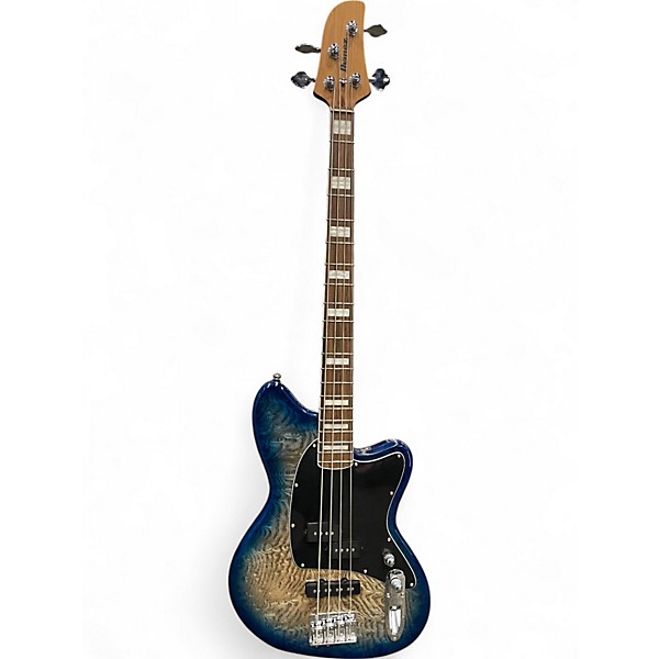 Used Ibanez TMB400TA Blue Burst Electric Bass Guitar,Specials : American Fashion Style Bags On Sale