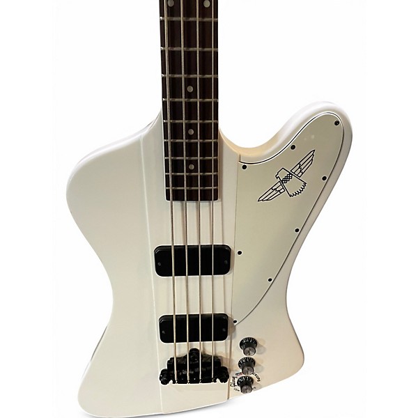 Used 2015 Epiphone Thunderbird Classic IV Pro Alpine White Electric Bass Guitar