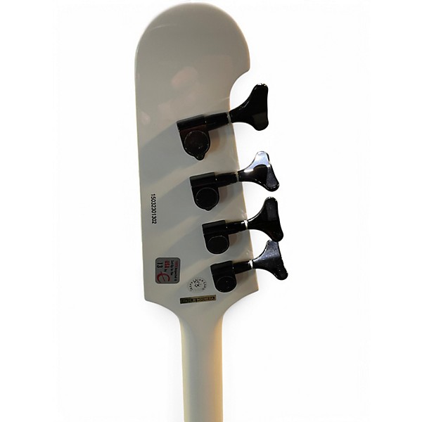 Used 2015 Epiphone Thunderbird Classic IV Pro Alpine White Electric Bass Guitar