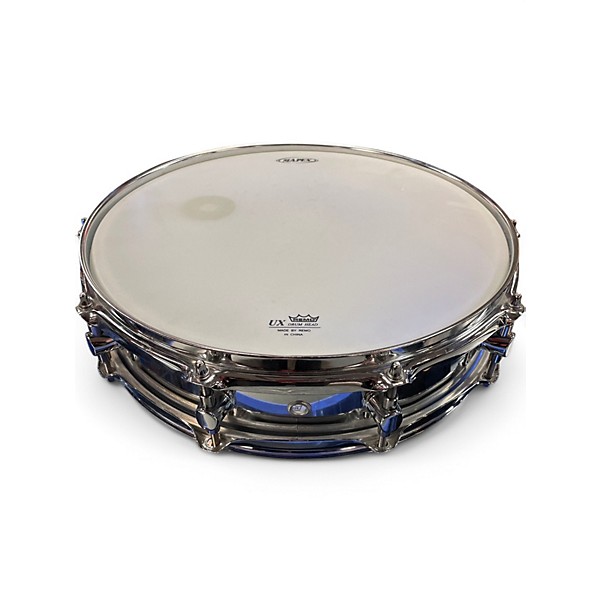 Used Mapex 14X5 Piccolo Steel Snare Silver Drum