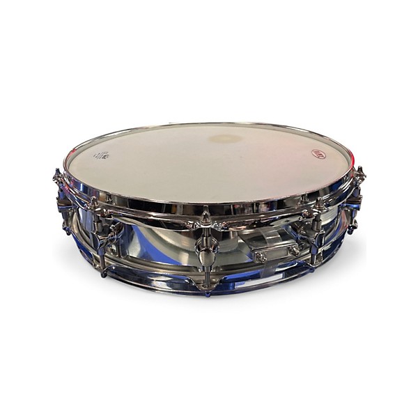 Used Mapex 14X5 Piccolo Steel Snare Silver Drum