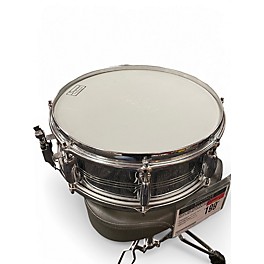 Vintage 1960s Slingerland 5.5X14 Gene Krupa Sound King Soundking Chrome over Brass Drum