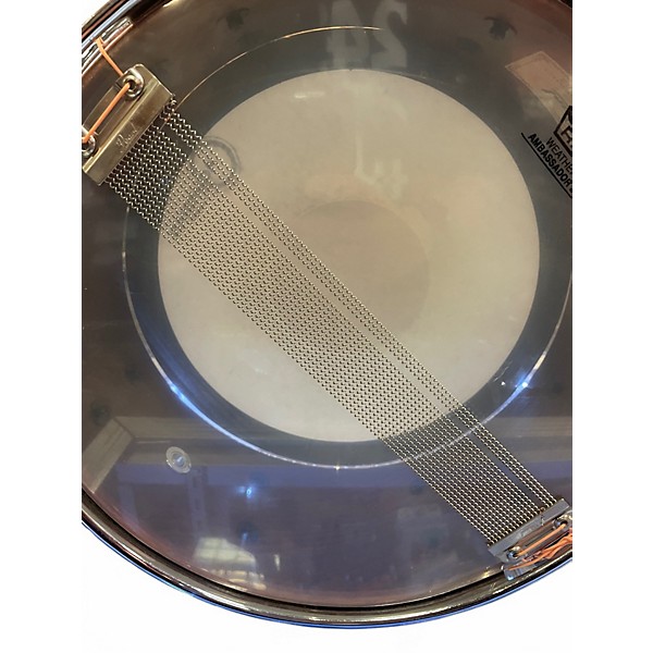 Used Pearl 13X5 Omar Hakim Snare Antique Amber Drum