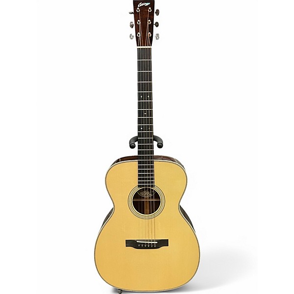 Used Collings OM2H Left Handed Natural Acoustic Guitar