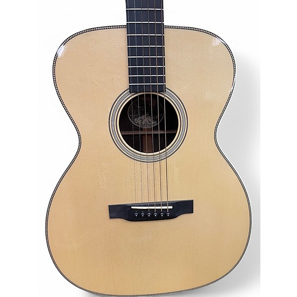 Used Collings OM2H Left Handed Natural Acoustic Guitar