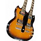 Vintage 1979 Gibson EDS1275 SG Double Neck Vintage Sunburst Solid Body Electric Guitar