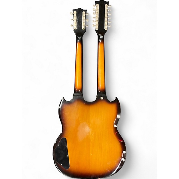 Vintage 1979 Gibson EDS1275 SG Double Neck Vintage Sunburst Solid Body Electric Guitar