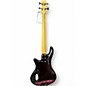 Used Schecter Guitar Research Stiletto Extreme 4 String Black Cherry Electric Bass Guitar