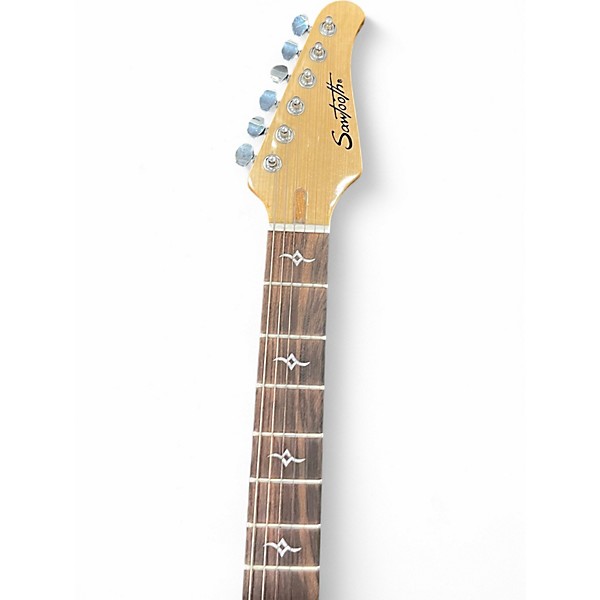 Used Sawtooth NATURAL  MOSS BURST Solid Body Electric Guitar